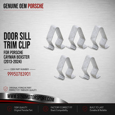 Porsche Cayman Boxster (2013-2024) Door Sill Trim Clip Set GENUINE 99950783901
