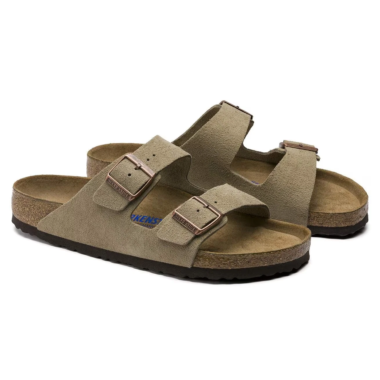 New Birkenstock Arizona Suede Leather Casual Shoes Sandals - Unisex Adults