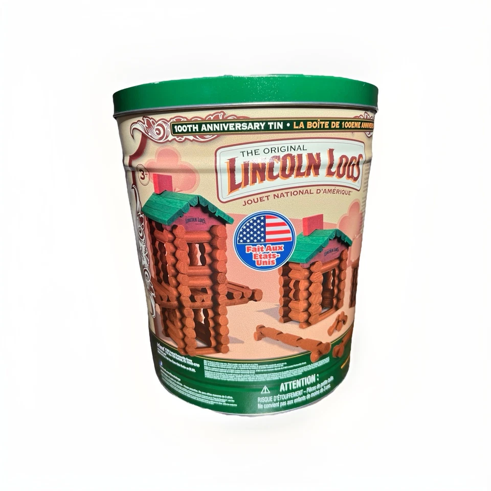 Lincoln Logs 100 周年锡美国 - 111 件完整 K’NEX — 第 3/4 张图片