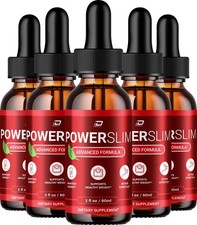(5 Pack) Powerslim Liquid Drops – Powerslim Drops Extra Strength Natural Blend