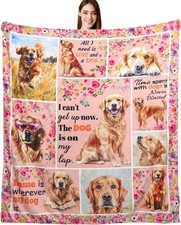 Blanket for Golden Retriever Lover Gifts for Golden Retriever Mom - 50" X 60"...