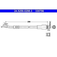 Bremsschlauch ATE 24.5256-0298.3 FüR Opel Corsa C Combo Tigra Twintop