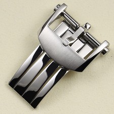 18mm 20mm Watch Buckle Solid Stainless Steel Deployment Clasp For Breitling