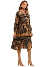 🦋Spell And The Gypsy XL Mystic Boho Midi Dress Fully Lined 