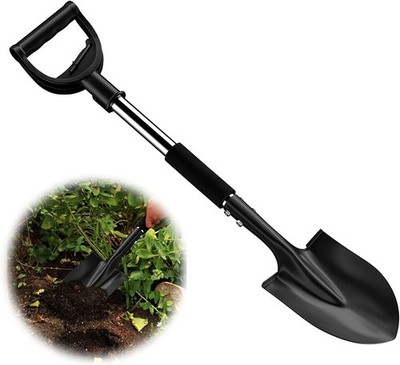 Hochleistungsschaufel für Camping und Gartenarbeit, Schwarz