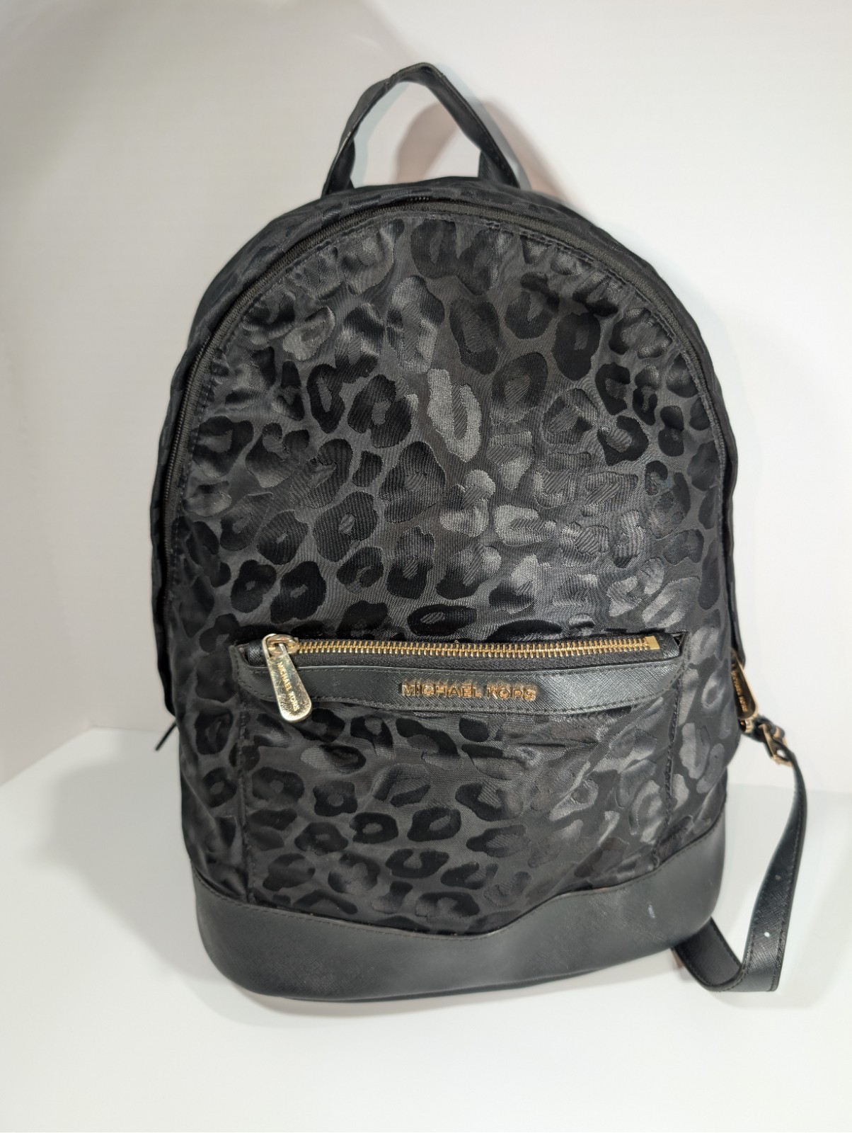 Michael Kors Medium Leopard Jacquard Backpack - image 1