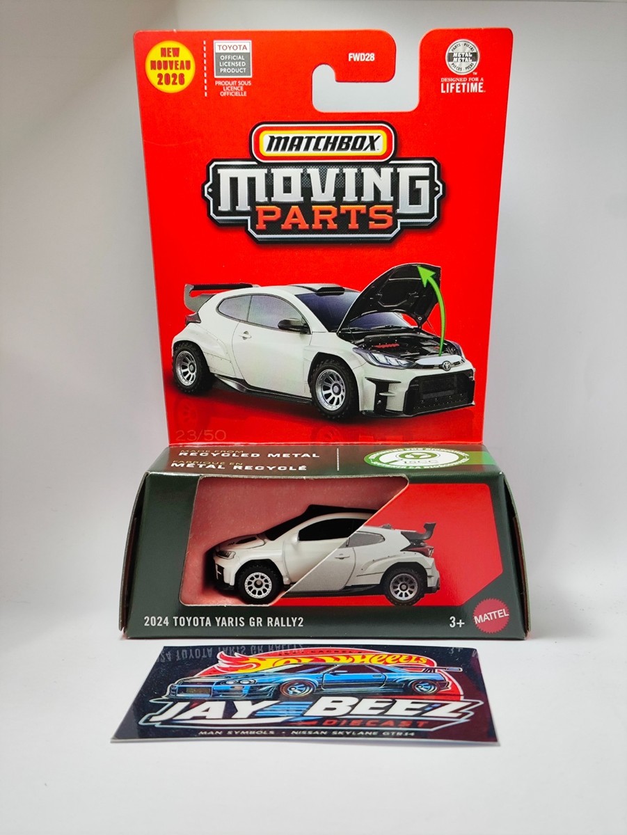 Matchbox Moving Parts NEW 2024 Toyota Yaris GR Rally2 (Promo