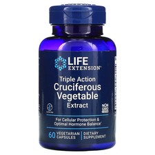 2 X Life Extension, Triple Action Cruciferous Vegetable Extract, 60 -Worldwide