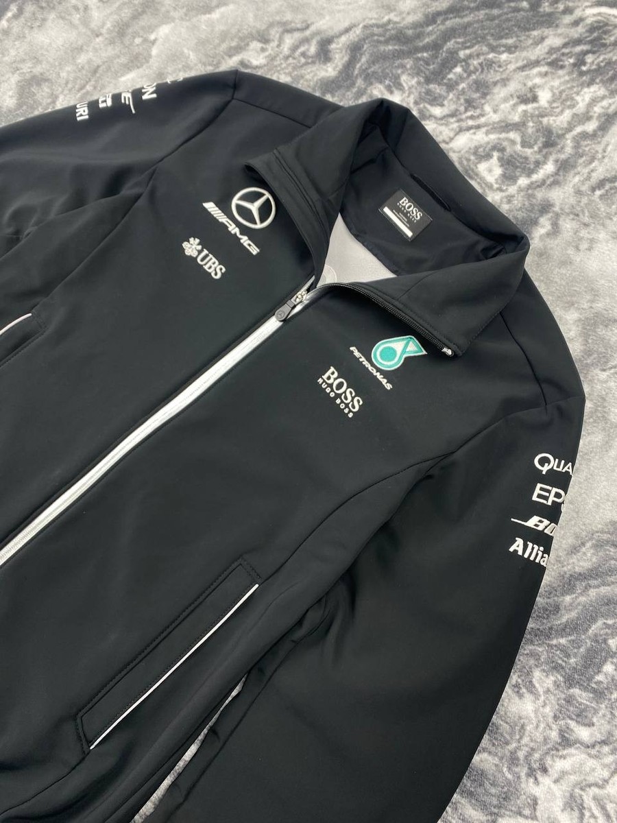 Hugo Boss Mercedes-AMG Petronas F1 Team Softshell Jacket Men Size