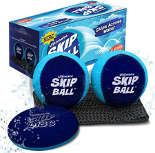 The Ultimate Water Skip Balls, Water Bouncing Ball for Swimming Pool, Beach Toys