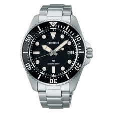 Seiko Prospex Solar Diver Black Men's Watch - SNE597