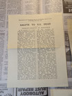 WWII Marlesham Heath Suffolk England Memorial Program Ephemera Collection RAF US — photo 3
