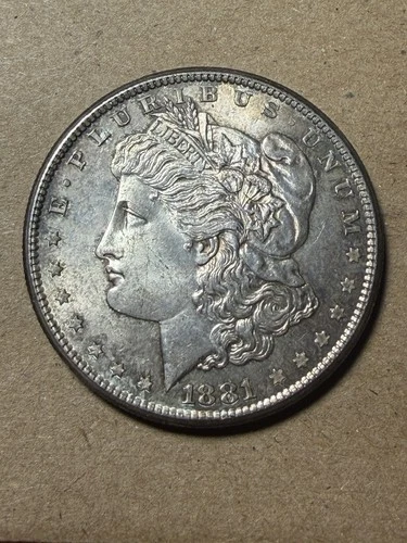 1881 S Morgan Dollar - BU - Toned - As Shown! (#2357)