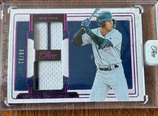 George Lombard Jr. /32 2024 Three & Two - Prospect Dual Jerseys #PDJ-GLJ Yankees