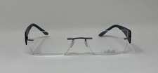 Silhouette 7598 40 6053 Rimless Eyeglasses, Gray Temples. Size 54-19-145