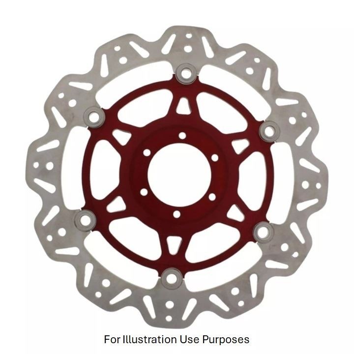 EBC Floating Vee Rotor Front Red Hub Front Left for Honda CB 1300 SC40 1998-2000