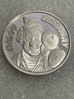 Happy Birthday Clown Balloons ~ 1 oz .999 Fine Silver Engravable Bullion Round