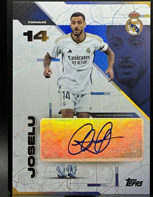 Joselu Auto 2025-26 Topps Los Blancos Real Madrid Modern Madrid Autograph MM-JO