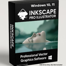 Pro Illustrator-Vector-Graphic Design-Image-2D-3D-Drawing-Software 2026 USB