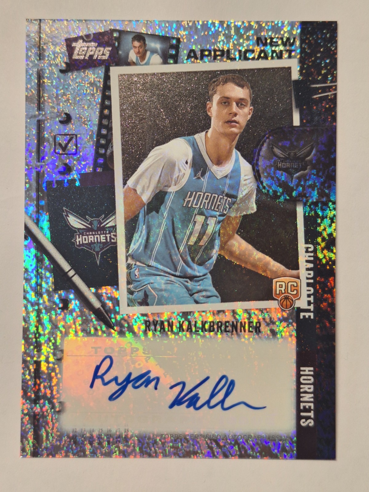 2025-26 Topps - New Applicants Holo Foil Auto Ryan Kalkbrenner #NA-RK (AU, RC)