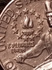 1776-1976 D US Bicentennial Quarter features a rare filled Mint Mark  — photo 3