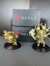 DOTA 2 Figures Set 2 Gold Plastic Characters 10cm Collection W/Box