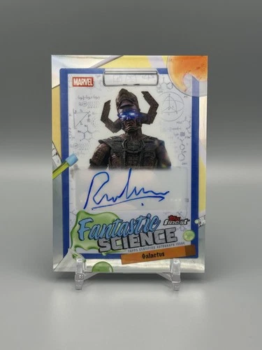 2026 Topps Finest Fantastic Four Ralph Ineson Galactus Fantastic Science Auto