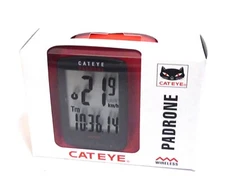 Cateye Padrone Wireless Bicycle Computer, Black