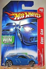 2007 Hot Wheels #86 Code Car 2/24 CADILLAC CIEN CONCEPT Blue w/Chrome Pr5 Spoke