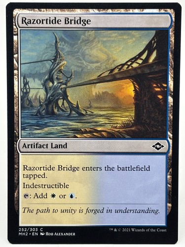 MTG Magic the Gathering Goldmire Bridge (247/765) Modern Horizons