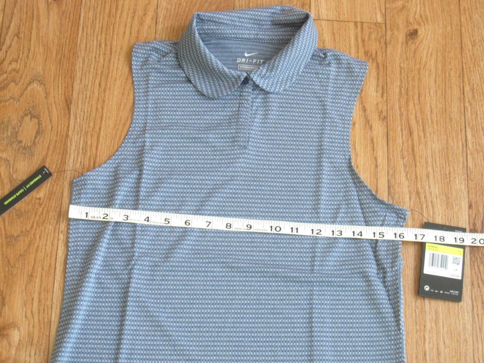 New W/ Tag Nike Standard Fit Sleeveless Golf Shirt Sz S (CI9809-492) Retail $50 thumbnail 3