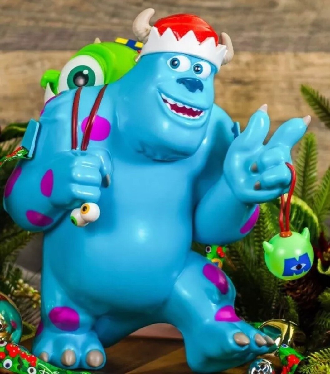 In Hand 2024 DISNEY PARKS SANTA SULLY & Mike Wazowski POPCorn