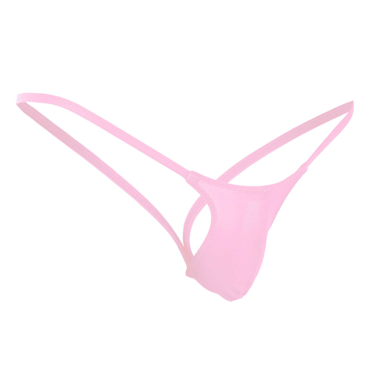 Men's Mesh See Through G-string Thong Stretchy Open Back Briefs Underwear