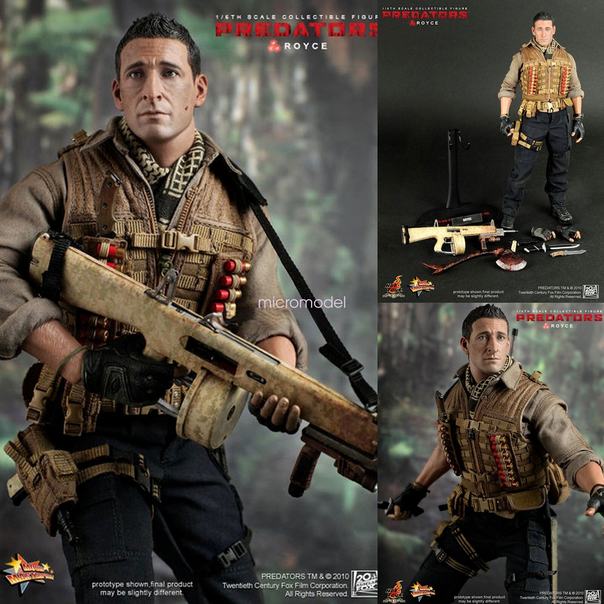 HotToys MMS131 Predator Royce 1/6 Action Figure Collectible Gift
