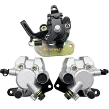 Front Rear Brake Calipers Pads for Honda Sportrax 400 TRX400EX TRX400X 2008-2014