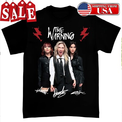 New Rare The Warning Band Short Sleeve Men S-5XL T-Shirt
