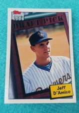 Topps 1994 (1993 Draft Pick) Baseball Card Jeff D’Amico #759 Milwaukee Brewers 