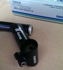 Tioga T-Bone Tange Prestige CrMo Vorbau, 1", 90mm, 25°, schwarz, Japan, NOS