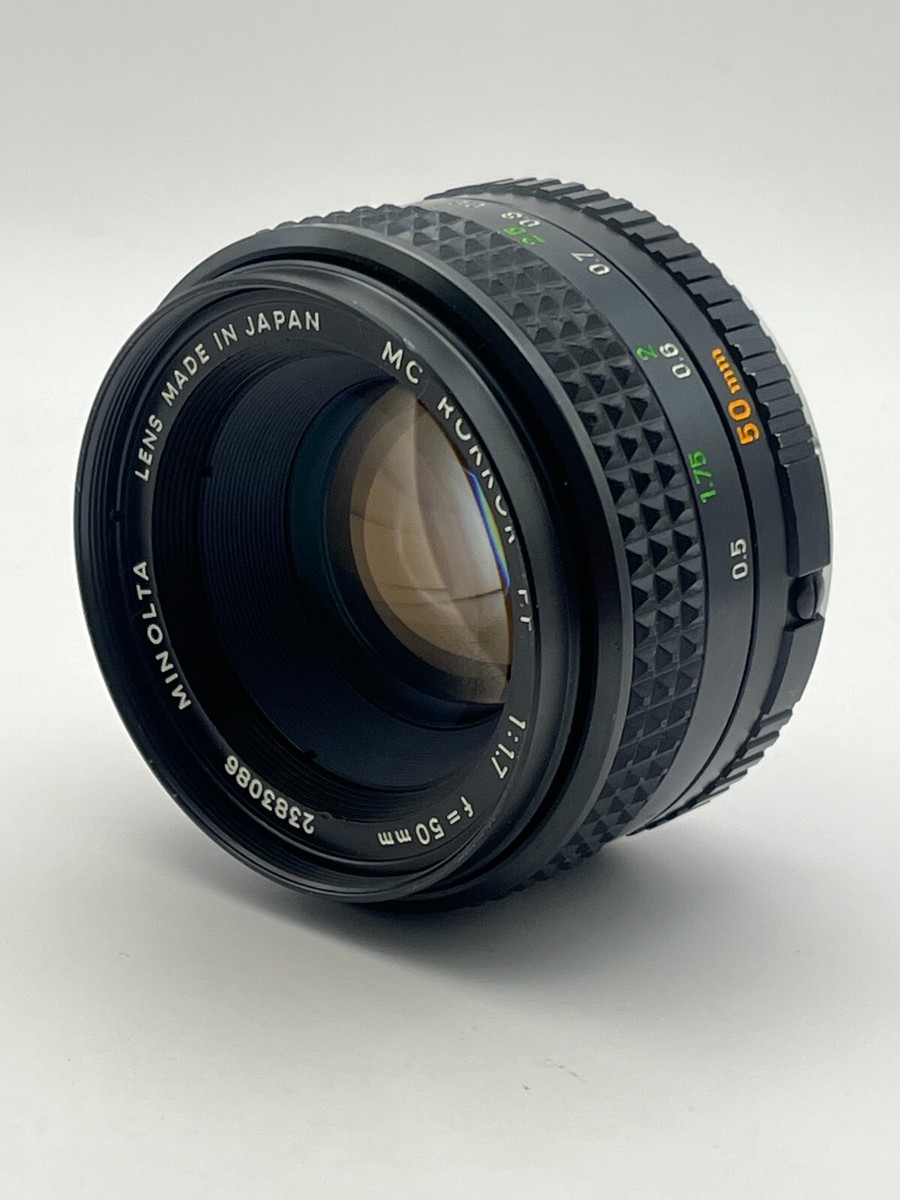 MINOLTA MC ROKKOR-PF 50mm F1.7 【美品】 Minolta MC Rokkor-PF 50mm F1.7 - PLEASE READ- THE LENS HAS