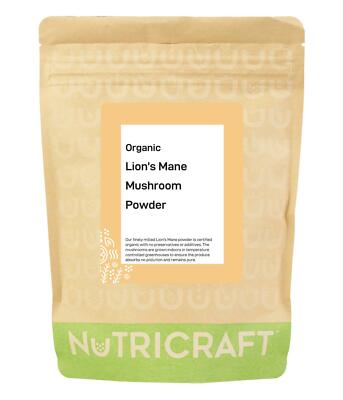 250g Bio LÖWENMÄHNENPILZPULVER von NUTRICRAFT  - Immunbooster