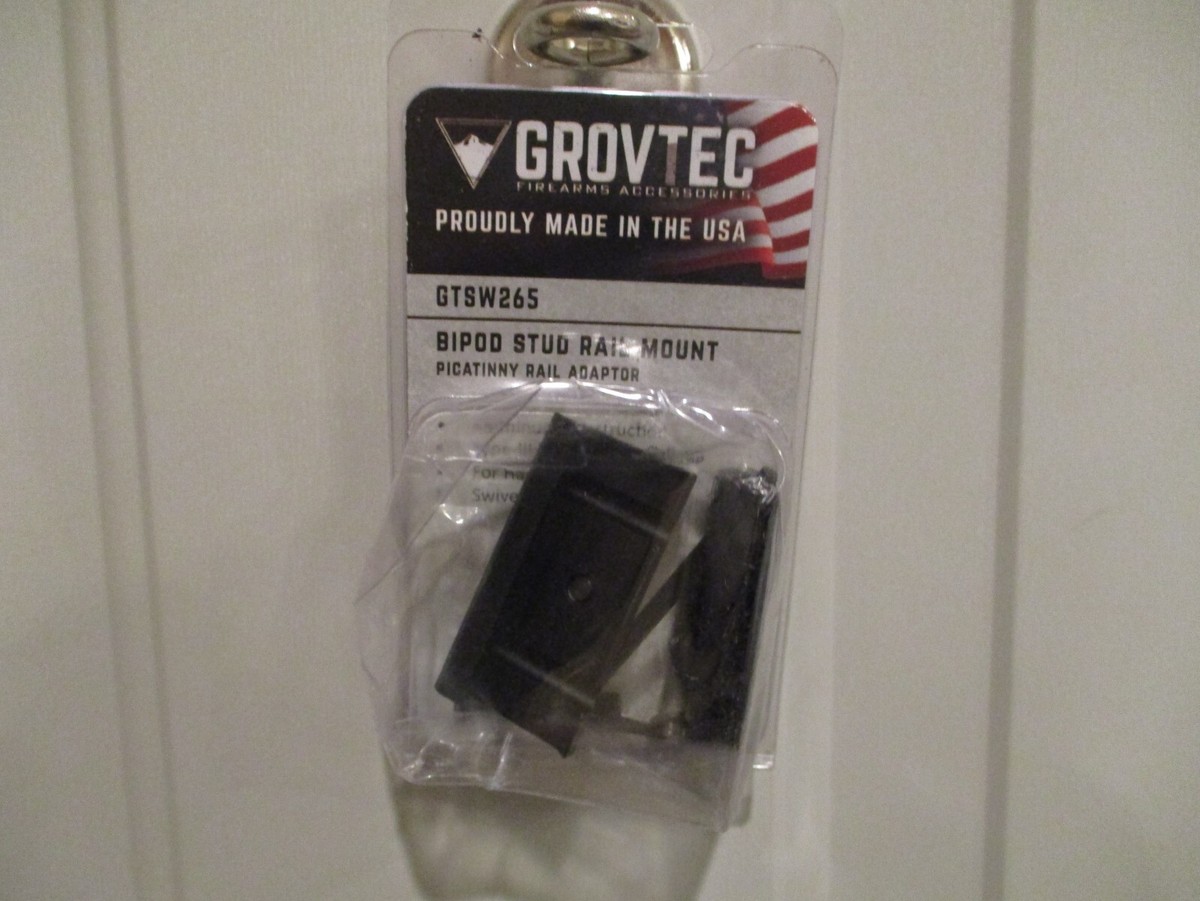 GrovTec US Gs265028 Bipod Stud Rail Adaptor GTSW265 for sale