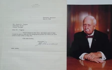 James Cash Penny Businessman Founder J.C Penny Stores Autograph Signed Letter