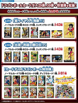 Premium BANDAI DRAGON BALL CARDDASS Premium Set Vol.8 From Japan