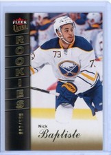 2016-17 Fleer Ultra Rookies #U16 NICK BAPTISTE 3/599 Sabres