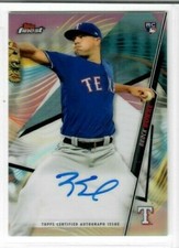 BROCK BURKE 2020 Topps Finest Baseball AUTO RC ROOKIE FA-BBU TEXAS RANGERS
