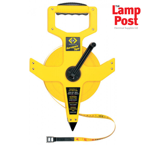 CK Tools T3565 165 - Surveyors Tape 50m 165"" Measure