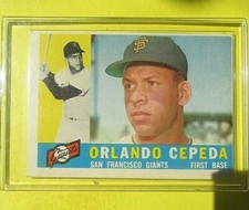 ORLANDO CEPEDA 1960  VINTAGE  Topps  #402    1st.Base   San Francisco Giants