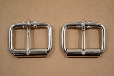 Roller Buckle - 1 1/2" - Nickle Plated - Pack of 2 F45 