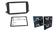 MASCHERINA AUTORADIO KIT DOPPIO 2 DIN SMART FORTWO FOR TWO dal 2010 con staffe
