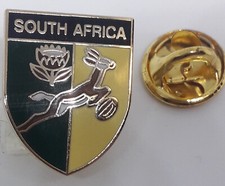 South Africa lapel pin badge  Springboks Rugby